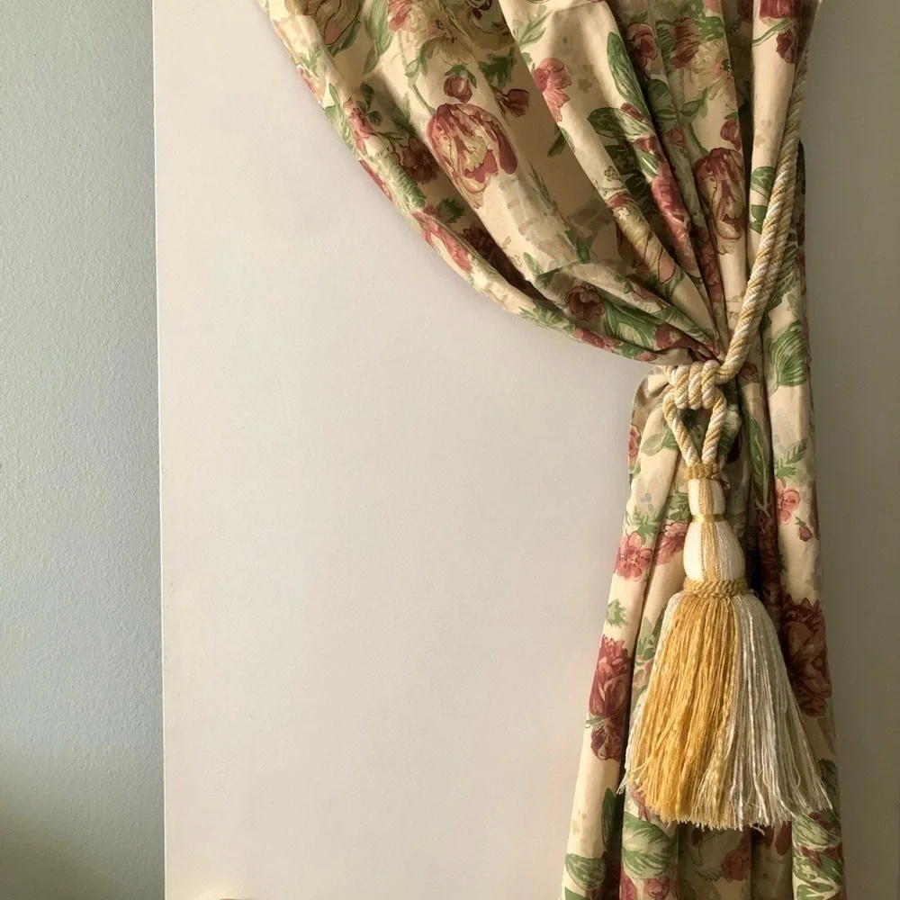 Vintage Tassel Curtain Tieback Silk‎ Blend Large 9”